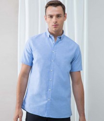 Henbury Modern Short Sleeve Regular Fit Oxford Shirt image