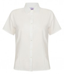 Image 4 of Henbury Ladies Short Sleeve Wicking Shirt