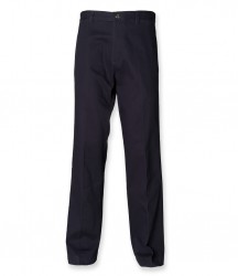 Image 3 of Henbury Flat Fronted Chino Trousers