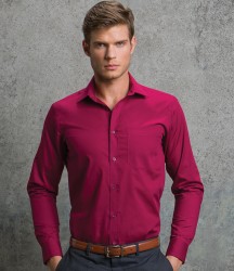 Kustom Kit Long Sleeve Tailored Poplin Shirt image