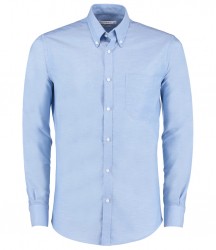 Image 2 of Kustom Kit Long Sleeve Slim Fit Workwear Oxford Shirt