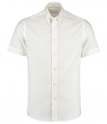 Image 3 of Kustom Kit Premium Short Sleeve Tailored Oxford Shirt