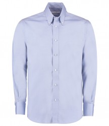 Image 4 of Kustom Kit Premium Long Sleeve Tailored Oxford Shirt