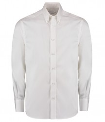 Image 3 of Kustom Kit Premium Long Sleeve Tailored Oxford Shirt
