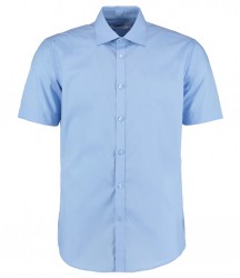 Image 3 of Kustom Kit Short Sleeve Slim Fit Business Shirt