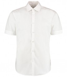 Image 2 of Kustom Kit Short Sleeve Slim Fit Business Shirt