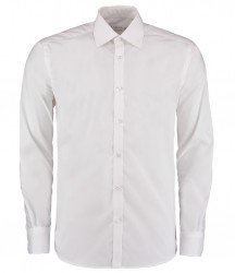 Image 3 of Kustom Kit Long Sleeve Slim Fit Business Shirt
