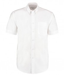 Image 2 of Kustom Kit Short Sleeve Classic Fit Workwear Oxford Shirt