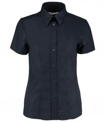 Image 4 of Kustom Kit Ladies Short Sleeve Tailored Workwear Oxford Shirt