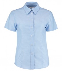 Image 2 of Kustom Kit Ladies Short Sleeve Tailored Workwear Oxford Shirt