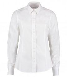 Image 3 of Kustom Kit Ladies Long Sleeve Tailored City Business Shirt