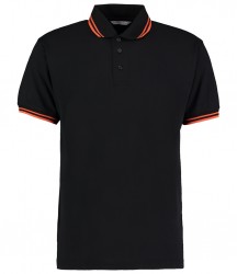 Image 8 of Kustom Kit Contrast Tipped Poly/Cotton Piqué Polo Shirt