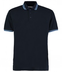 Image 9 of Kustom Kit Contrast Tipped Poly/Cotton Piqué Polo Shirt