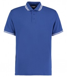 Image 5 of Kustom Kit Contrast Tipped Poly/Cotton Piqué Polo Shirt