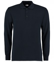 Image 4 of Kustom Kit Long Sleeve Poly/Cotton Piqué Polo Shirt