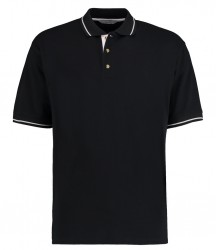 Image 4 of Kustom Kit St Mellion Tipped Cotton Piqué Polo Shirt