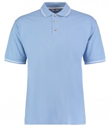 Image 2 of Kustom Kit St Mellion Tipped Cotton Piqué Polo Shirt