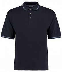 Image 8 of Kustom Kit St Mellion Tipped Cotton Piqué Polo Shirt