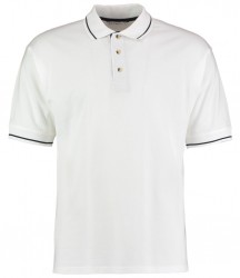 Image 10 of Kustom Kit St Mellion Tipped Cotton Piqué Polo Shirt
