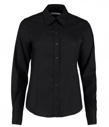 Image 2 of Kustom Kit Ladies Premium Long Sleeve Tailored Oxford Shirt