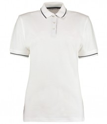 Image 3 of Kustom Kit Ladies St Mellion Tipped Cotton Piqué Polo Shirt