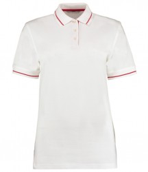 Image 2 of Kustom Kit Ladies St Mellion Tipped Cotton Piqué Polo Shirt