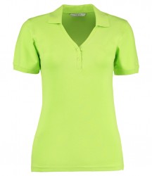 Image 3 of Kustom Kit Sophia Comfortec® V Neck Polo Shirt
