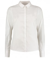Image 3 of Kustom Kit Ladies Long Sleeve Tailored Contemporary Business Shirt