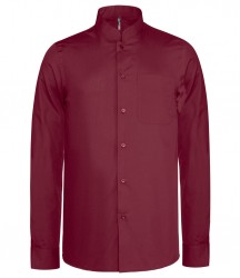 Image 2 of Kariban Long Sleeve Mandarin Collar Shirt