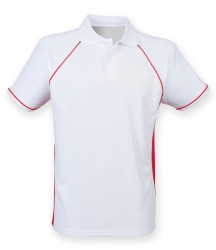 Image 2 of Finden and Hales Performance Panel Polo Shirt