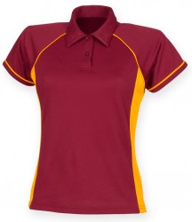 Image 4 of Finden and Hales Ladies Performance Piped Polo Shirt