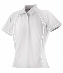 Image 9 of Finden and Hales Ladies Performance Piped Polo Shirt