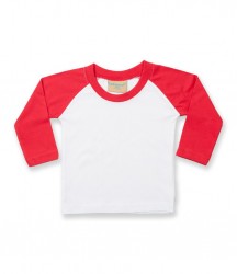 Image 5 of Larkwood Baby/Toddler Long Sleeve Baseball T-Shirt