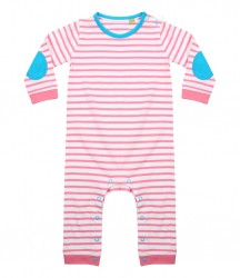 Image 3 of Larkwood Baby Long Sleeve Striped Bodysuit