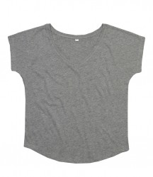 Image 3 of Mantis Ladies Loose Fit V Neck T-Shirt