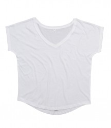 Image 4 of Mantis Ladies Loose Fit V Neck T-Shirt