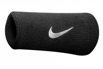 Image 1 of Swoosh doublewide wristbands (one pair)