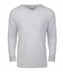 Image 2 of Next Level Unisex Tri-Blend Long Sleeve T-Shirt Hoodie