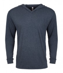 Image 3 of Next Level Unisex Tri-Blend Long Sleeve T-Shirt Hoodie