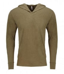 Image 4 of Next Level Unisex Tri-Blend Long Sleeve T-Shirt Hoodie