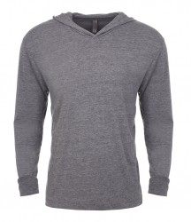 Image 5 of Next Level Unisex Tri-Blend Long Sleeve T-Shirt Hoodie