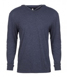Image 8 of Next Level Unisex Tri-Blend Long Sleeve T-Shirt Hoodie
