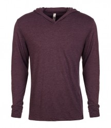 Image 9 of Next Level Unisex Tri-Blend Long Sleeve T-Shirt Hoodie