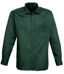 Image 11 of Premier Long Sleeve Poplin Shirt