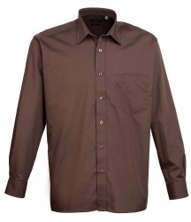Image 4 of Premier Long Sleeve Poplin Shirt