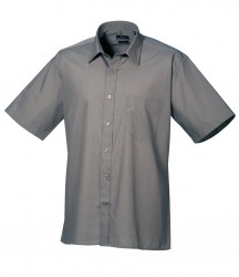 Image 5 of Premier Short Sleeve Poplin Shirt