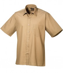 Image 4 of Premier Short Sleeve Poplin Shirt
