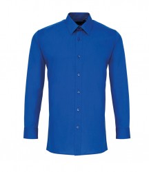 Image 6 of Premier Long Sleeve Fitted Poplin Shirt