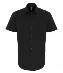 Image 2 of Premier Short Sleeve Stretch Fit Poplin Shirt