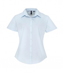 Image 4 of Premier Ladies Supreme Short Sleeve Poplin Shirt